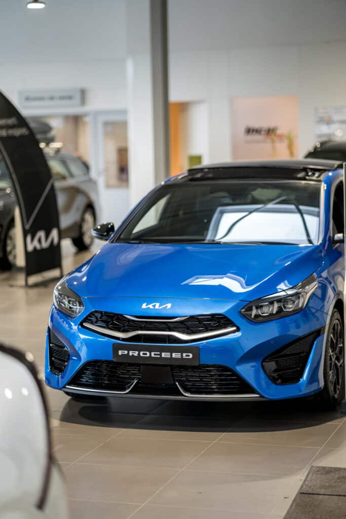Break sportif Kia Proceed en vente chez Incar Motor à Liège, alliant design élégant et performances dynamiques.